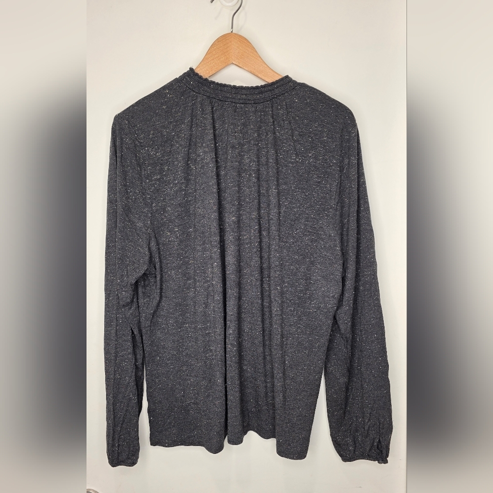 George Charcoal Grey Top With Gold Flecks.rayon XXL